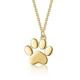 Sterling Silver Necklace Cute Pet Imprint Pendant – Jewelry Gift Ideas — 6