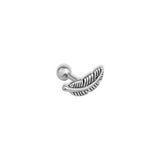 Simple Men's Earrings Round Moonlight Earbone Nail – Gifts for Him — 6