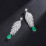 Retro New Water Drop Color Treasure Large Earrings – Small Gift Ideas — 2