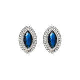 Women's Linen Lace Geometric Diamond Shaped Earrings – Gifts for Her — 4