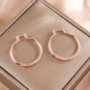 Fashion Simple 18K Gold Earrings Exquisite Glossy – Stylish Gifts — 2