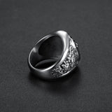 Exaggerated Domineering Black Diamond Lion Head Ring – Useful Gifts — 4