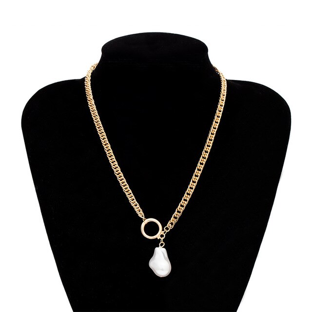 Single-Layer Chain Round Pendant Necklace Female – Jewelry Gift Ideas — 1