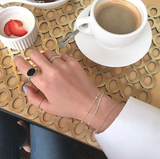 S925 sterling silver double chain anklet chain – Unique Gift Ideas — 5