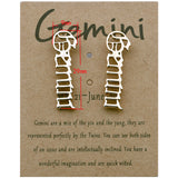 12 Constellation Old English Letter Stud Earrings – Gifts for Her — 8