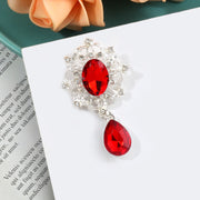 Fashion Retro Wild Drop Glass Drill Brooch – Stylish Gifts — 3