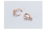 Diamond butterfly earrings earrings – Meaningful Gifts — 3