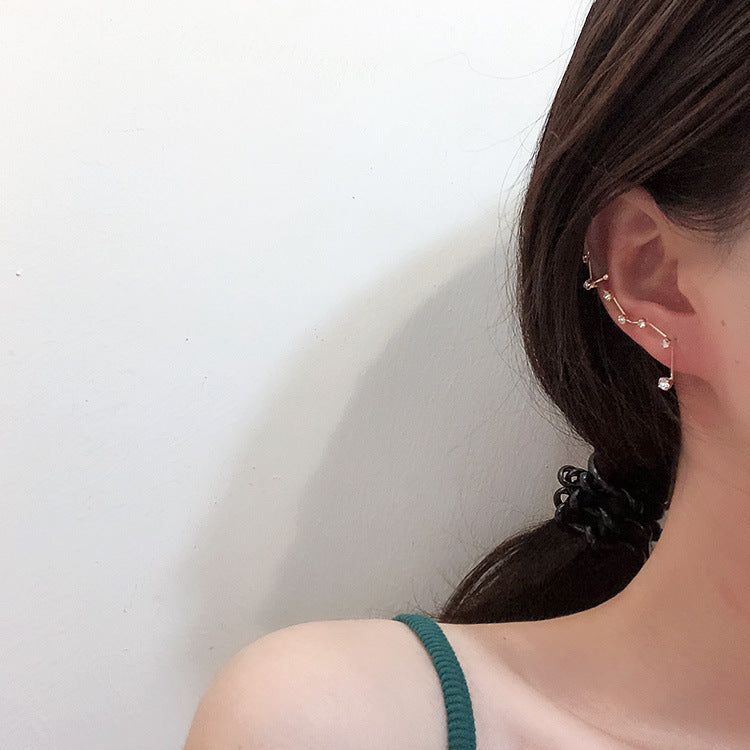 Qilianxing Zirconia Stud Earrings – Thoughtful Gifts — 1