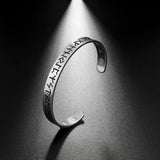 Stainless Steel Color Rune Magnetic Bracelet 8MM – Jewelry Gift Ideas — 5