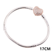 Alloy diamond pendant zircon snake bone chain – Jewelry Gift Ideas — 16