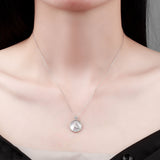 White Fritillary Star Moon Pendant Clavicle Chain – Jewelry Gift Ideas — 2