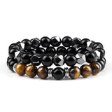 Natural Tigereye Head Bead Bracelet – Jewelry Gift Ideas — 9