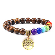 Creative 8mm Beads Tree Of Life Pendant Bracelet – Jewelry Gift Ideas — 5