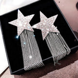Five-pointed star tassel earrings – Thoughtful Gifts — 3