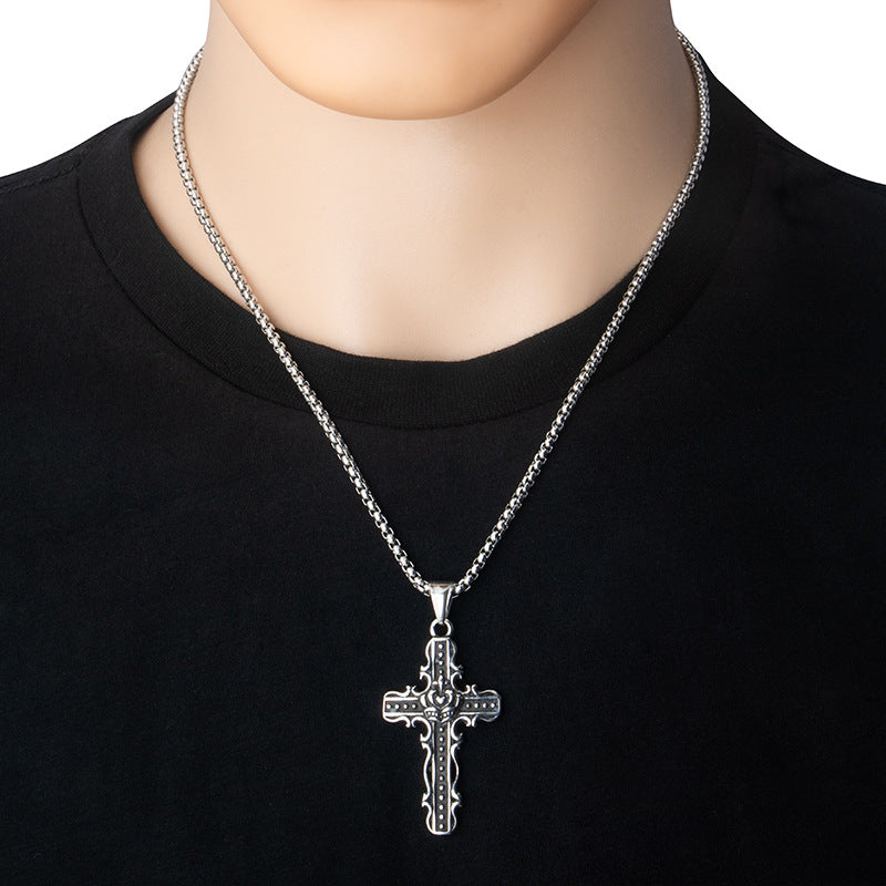 Stainless Steel Hip-hop Fashion Vintage Cross – Jewelry Gift Ideas — 1