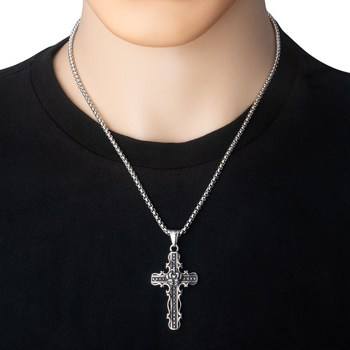 Stainless Steel Hip-hop Fashion Vintage Cross – Jewelry Gift Ideas — 1