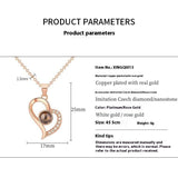 I Love You Projection Necklace Women's High-end – Jewelry Gift Ideas — 8