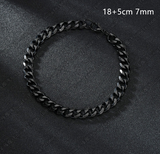Stainless Steel Six Side Grinding Cuban Bracelet – Jewelry Gift Ideas — 6