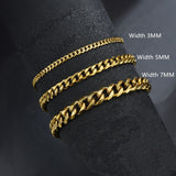 Stainless Steel Six Side Grinding Cuban Bracelet – Jewelry Gift Ideas — 2