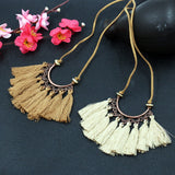 Fringe long necklace fashion – Stylish Gifts — 4