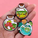 Frog Brooch Cartoon Golden M Badge Clothing – Stylish Gifts — 4
