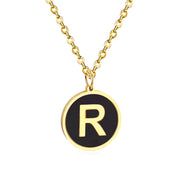 Golden English alphabet pendant – Jewelry Gift Ideas — 14