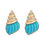 Resin Conch Earrings With Exaggerated Personality – Useful Gifts — 5