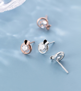 Circle love diamonds and small earrings – Gifts for Couples — 9