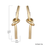 Knotted Long Earrings – Gift Ideas — 4