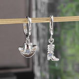 Denim Boots Hat Pendant Earrings – Jewelry Gift Ideas — 4