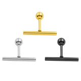 Female Minimalist Long Straight T-pole Stick Earrings – Gifts for Her — 17