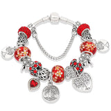 Painted leaf flower bracelet – Jewelry Gift Ideas — 6