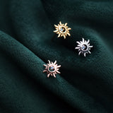 Hollow sun earrings – Small Gift Ideas — 2