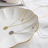 925 Sterling Silver Necklace Female Geometric – Jewelry Gift Ideas — 1