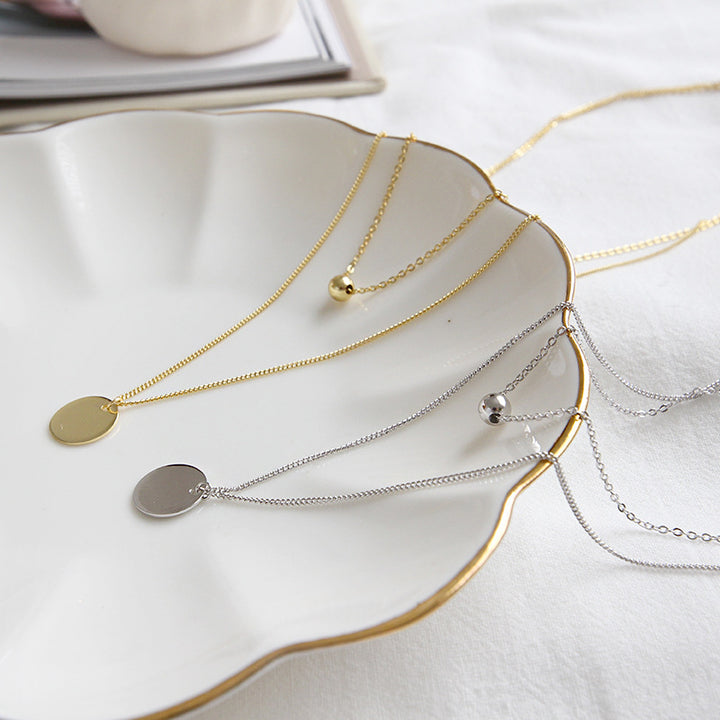 925 Sterling Silver Necklace Female Geometric – Jewelry Gift Ideas — 1