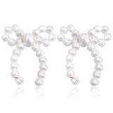 Vintage Plastic Pearl Bow Floral Hand-woven – Holiday Gift Ideas — 8