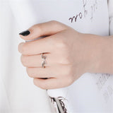 Retro woven twisted magic hoop ring – Small Gift Ideas — 4