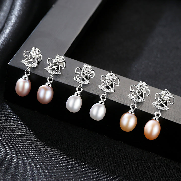 Women's Fashion S925 Sterling Silver Stud Earrings – Stylish Gifts — 1