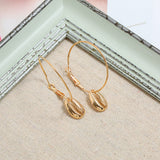 Simple Shell Earrings Geometric Circle – Special Occasion Gifts — 3