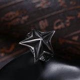 Personalized Star Titanium Steel Ring Accessories – Stylish Gifts — 3