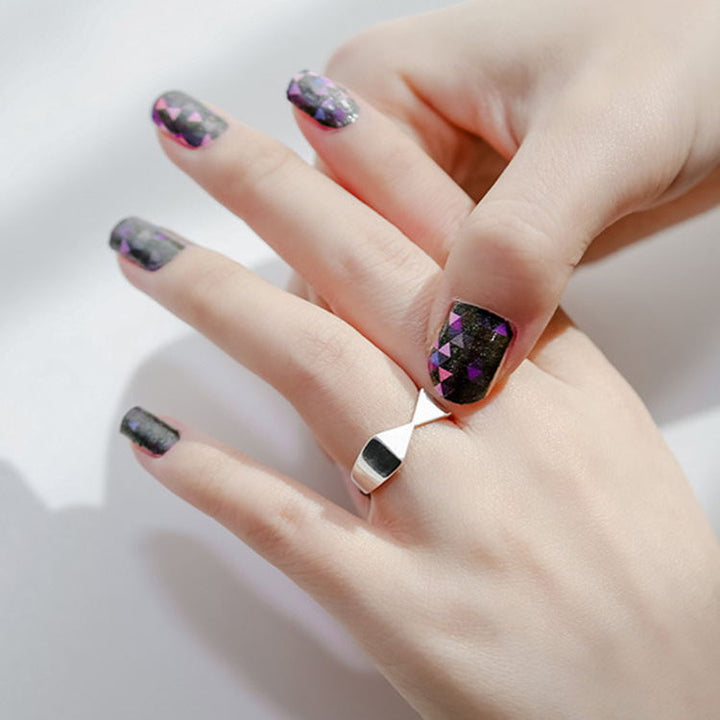 Bow element silver ring ring female – Gifts for Her — 1