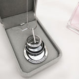 Grey Stone Exaggerated Pendant Crystal Necklace – Jewelry Gift Ideas — 3