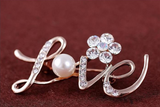Jewelry Flower Love Brooch Inlaid With Diamond – Jewelry Gift Ideas — 4