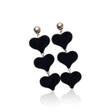 Earrings Personality Exaggerated Red Heart Long – Stylish Gifts — 4