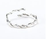 Sterling Silver Branch Twist Thin Ring – Gift Ideas — 1