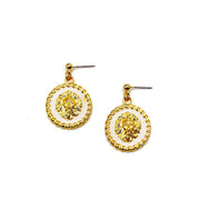 Women's Alloy Dripping Lion Head Earrings – Gifts for Her — 12