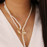 Diamond Pendant Strung With Imitation Pearl – Jewelry Gift Ideas — 2