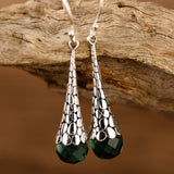 S925 Sterling Silver Drop Earrings With Retro – Holiday Gift Ideas — 4