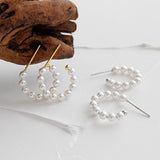 Simple Geometric Ring Shell Earrings Niche All-match – Practical Gifts — 3
