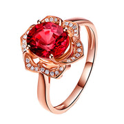 Rose flower ring – Birthday Gifts — 1